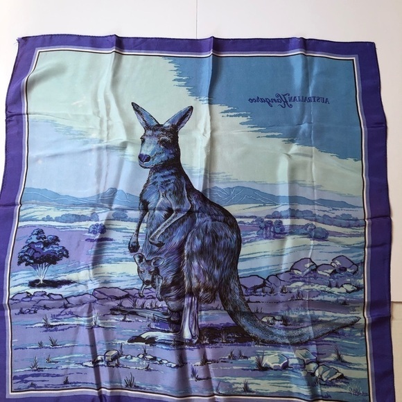 Vtg Australia Souvenir  Scarf - Picture 4 of 9